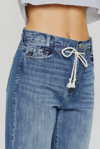 Jolee relaxed drawstring denim - Kan Can