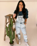 Melissa denim overalls