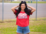 Boomer Sooner chenille top