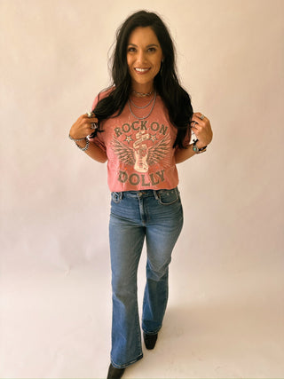 Rock on Dolly graphic tee