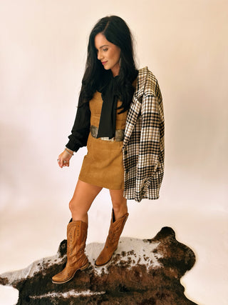 Courtney corduroy jumper dress