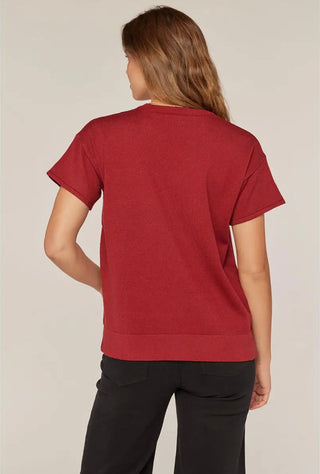 Oklahoma short sleeve sweater