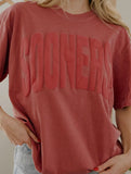 Sooners crimson tee - comfort colors