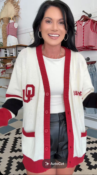OU Sooners cardigan