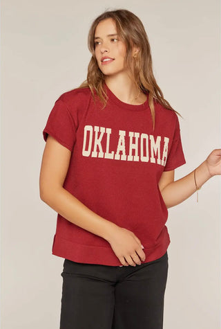 Oklahoma short sleeve sweater