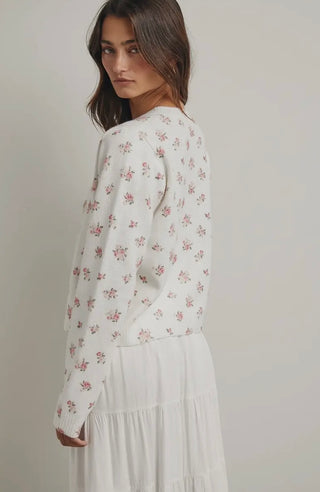 Ditzy floral cardigan