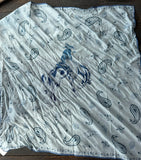 Light blue wild rag