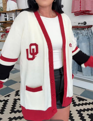 OU Sooners cardigan