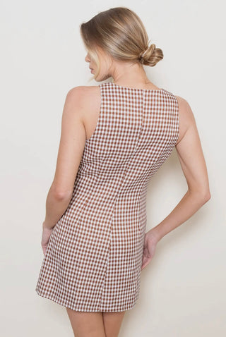 Chelsea checkered dress