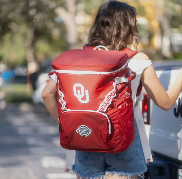PREORDER - OU Sooners backpack ice chest