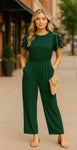 Katherine Hunter green jumpsuit