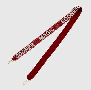 Sooner magic sequin strap