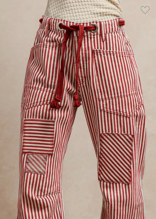 Zoei red barrel jeans