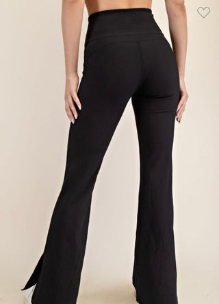Rachel ribbed flared yoga pants