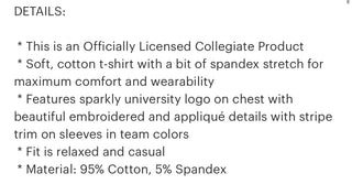 PREORDER- Brianna Cannon Oklahoma sparkle logo tshirt (ETA 10/2)