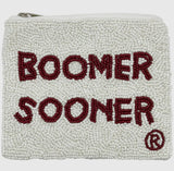 Boomer Sooner beaded pouch