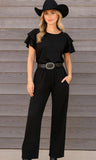 Katherine black jumpsuit