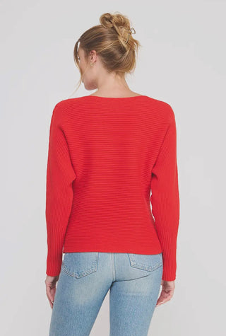 Allie dolman ribbed sweater - 2 colors