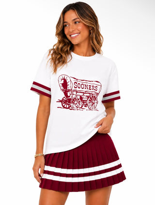 PREORDER- Brianna Cannon Oklahoma sparkle logo tshirt (ETA 10/2)