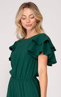 Katherine Hunter green jumpsuit