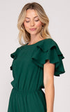 Katherine Hunter green jumpsuit