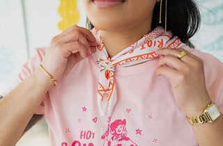 OU Silver and gold bandana slides