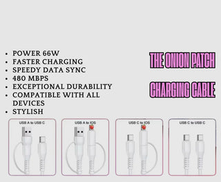 Charging cables - 5 options