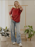 Sooners crimson tee - comfort colors