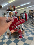 Sooners rhinestone hair clip