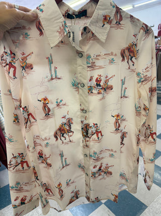 Cactus Cowboy bronc pearl snap shirt