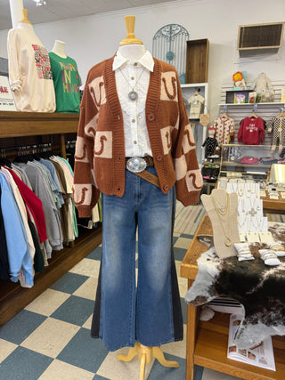 Hannah horseshoe cardigan