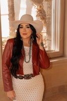 Red river leather jacket