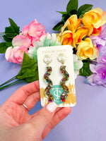 Tabitha rainbow confetti drops