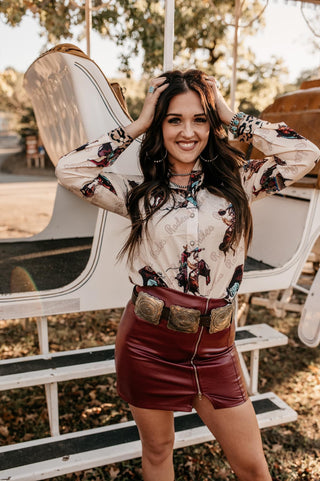 Kari concho belt - brown