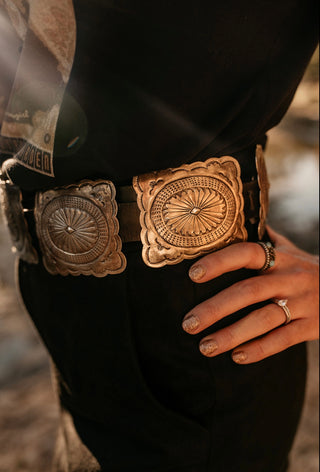 Kari concho belt - brown