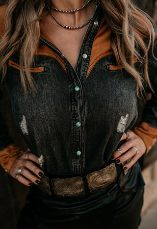 Kari concho belt - brown