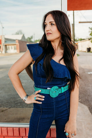 Que Chula tooled belts - 3 colors